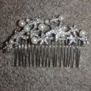 jeweled hair comb